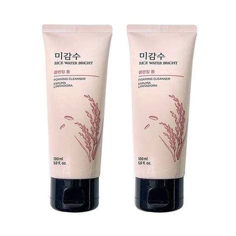 Buy The Face Shop Rice Water Bright Cleansing Foam Pack Of Ml