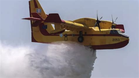 Incendios en Grecia Se estrella avión que combatía el fuego en la Isla