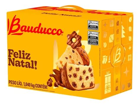 Cesta De Natal Bauducco Panetone Chocotone Presente Empresa Mercadolivre