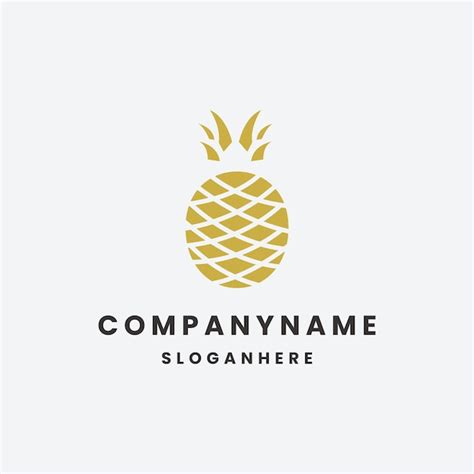 Premium Vector Pineapple Logo Template Vector Illustration Design