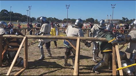 Buhurt Finals Armoured Combat Mt Gambier Medieval Fantasy Fair 234