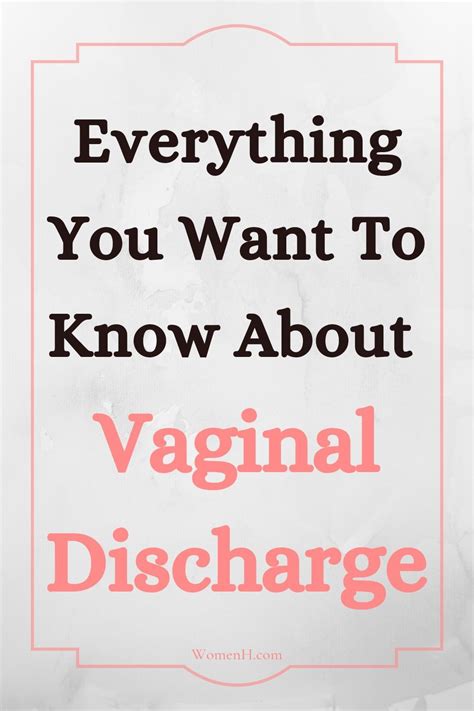 A Guide To Vaginal Discharge Artofit