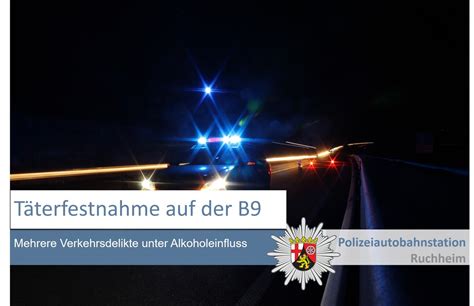 POL PDNW Polizeiautobahnstation Ruchheim Täterfestnahme nach