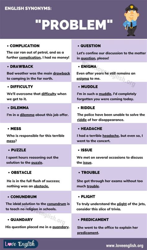 Another Word For Problem 18 Words To Use Instead Of Problem Love