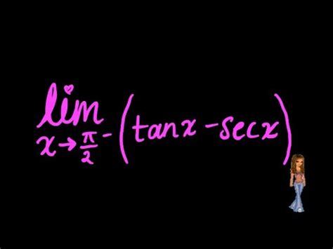 evaluating the limit of tan x sec x as x approaches π 2 math is hot