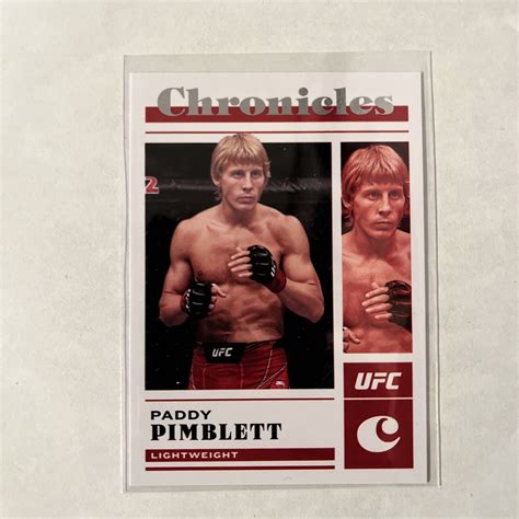 2023 Panini Chronicles UFC 54 Paddy Pimblett Base EBay