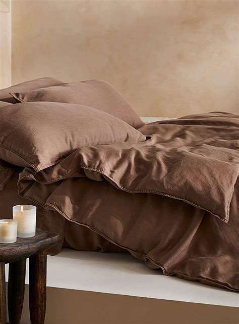 Stonewashed Pure Lyocell Duvet Cover Set Simons Maison Duvet Covers