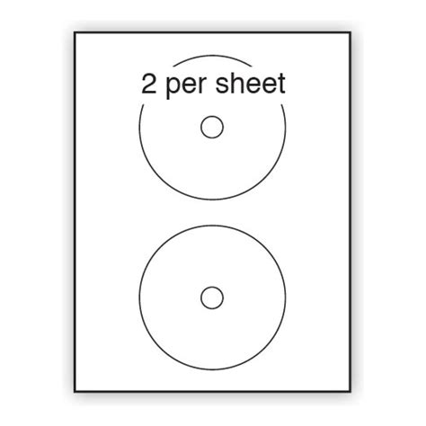 Multipurpose Speciality 117mm Dia DVD Label - PFW Corp