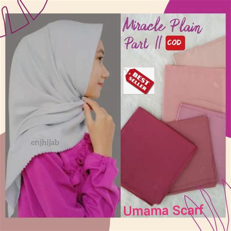 Jual Part Jilbab Voal Miracle Plain Umama Jilbab Hijab Kerudung