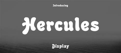 Hercules Font Download | Free Font.Download