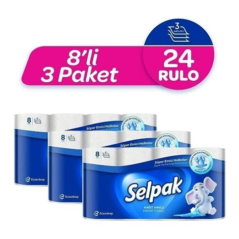 Selpak Kağıt Havlu 24 lü 8x3 Fiyatı Taksit Seçenekleri