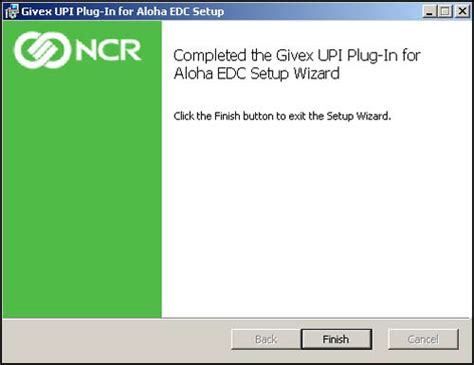 Aloha Pos Installing Givex Gift Cards Ncr Docs