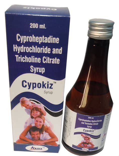 Cyproheptadine Hcl Syrup 60 Ml At Rs 110 00 Bottle In Varanasi ID