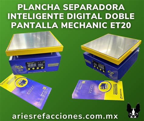 Plancha Separadora Inteligente Digital Doble Pantalla Mechanic ET20