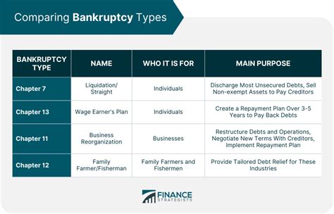 Bankruptcy Planning Definition Bankruptcy Types Strategies