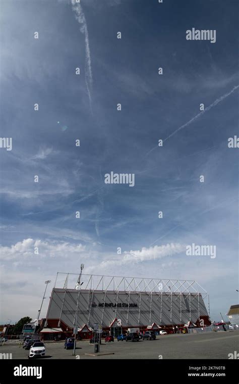 Crewe Alexandra FC. The Mornflake Stadium Stock Photo - Alamy