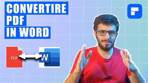 Convertire File Pdf In Word PDFelement YouTube
