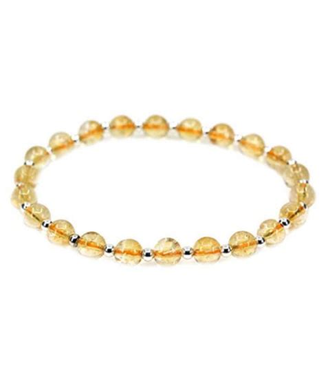 Mm Yellow Citrine Natural Agate Stone Bracelet Buy Mm Yellow Citrine