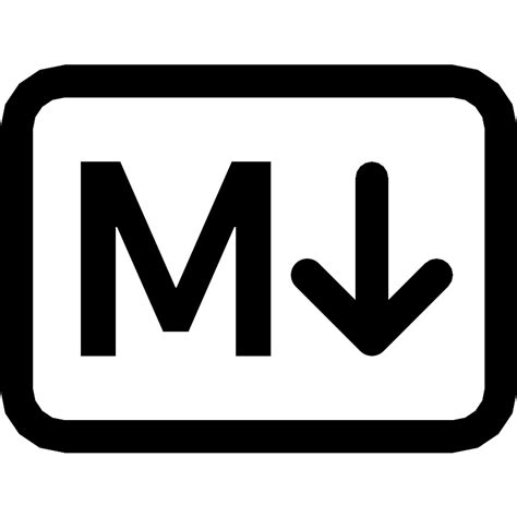 Markdown Vector Svg Icon Svg Repo