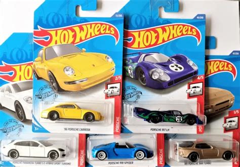 Hot Wheels Porsche Long And Short Card Take Your Pick Quantity