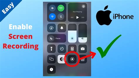 How To Enable Screen Recording On Iphone Youtube