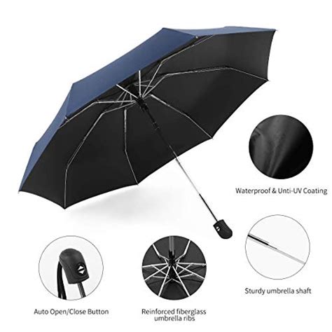 Automatic Travel Umbrella Compact Mini Umbrella Windproof Folding Rain Umbrella Auto Open Close