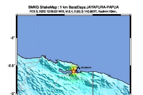 Analisis Gempa M Yang Guncang Jayapura Pada Hari Ini