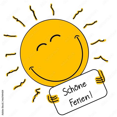 Schöne Ferien Sonne Stock Illustration Adobe Stock