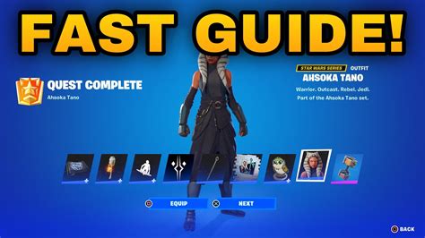 How To Unlock Ahsoka Tano Skin In Fortnite Ahsoka Tano Skin Quests