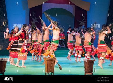 manipur tribal dancers perform   sangai festival imphal india