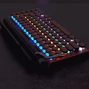 Retro Mechanical Keyboard Typewriter Style Keyboard Wireless Cute