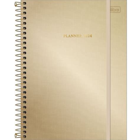 Planner Espiral Metalizado West Village M Tilibra A Casa Das