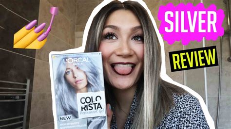 Dying My Hair Silver With Lor Al Paris Colorista Permanent Hair Dye