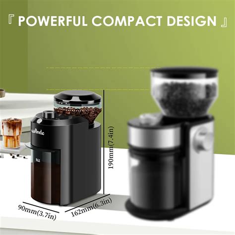 Adjustable Electric Burr Coffee Grinder Brewed Bliss