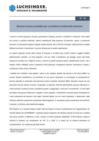 Sensori Senza Contatto Per Condizioni Ambientali Estreme PDF