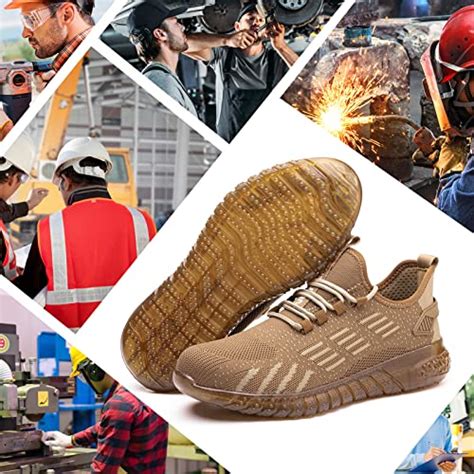 Snapklik Steel Toe Shoes For Men Work Women Lightweight Air