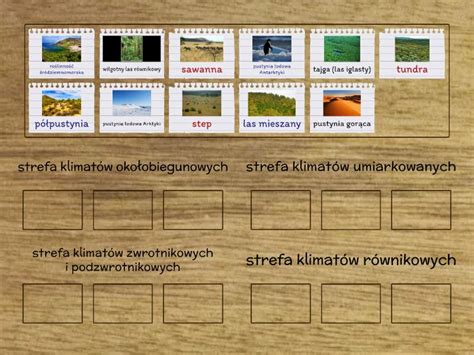 Strefy Krajobrazowe A Strefy Klimatyczne 1 Posortuj