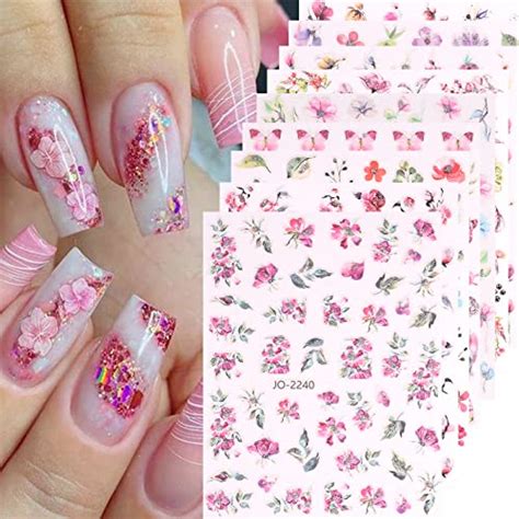 Yosomk Flower Nail Stickers Decals Review 2023