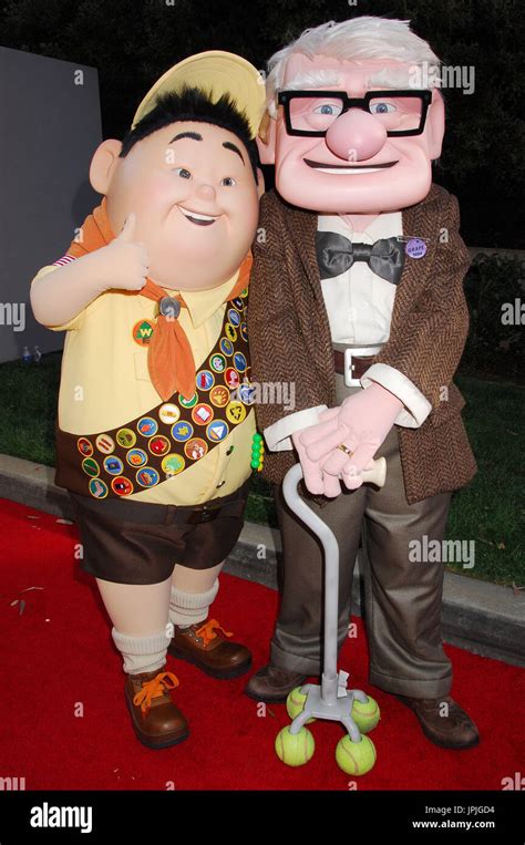 Russell & Carl Fredricksen of UP at the World Premiere of "The Princess ...