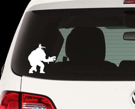 Boba Fett Riding A Rancor Decal Sticker Etsy