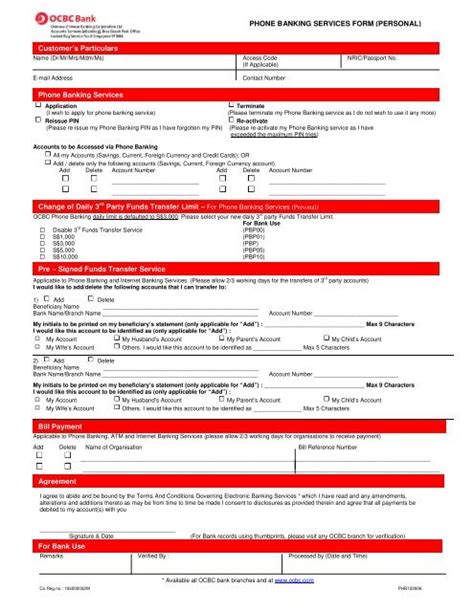 Ocbc Self Declaration Form Kindfity