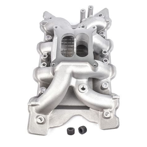 Air Gap Dual Plane Aluminum Intake Manifold 7564 For Small Block Ford 351c Ebay