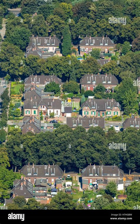 Luftaufnahme Duisburg Homberg Siedlung Rheinpreu En Historische