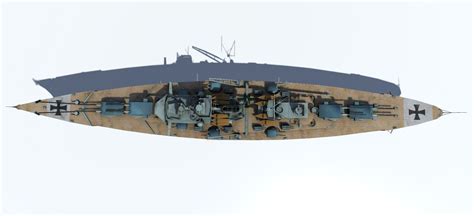 3D model Bismarck battleship VR / AR / low-poly FBX TGA | CGTrader.com