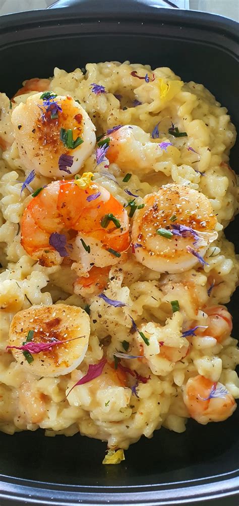 Risotto Aux Crevettes Et Saint Jacques Les Recettes De Sylvie