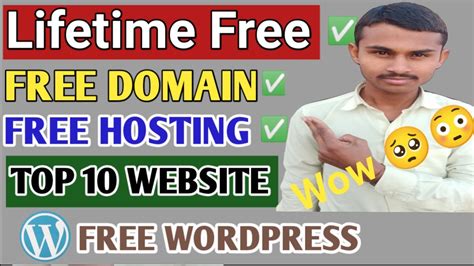 How To Get Free Domain And Hosting For Wordpress Free Domain And