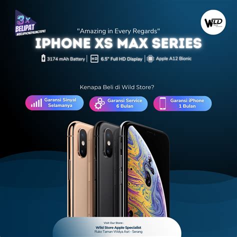 Jual Iphone Xs Max Gb Second Original Fullset All Operator Shopee