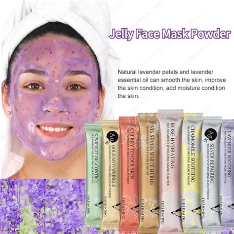 Natural Soft Hydro Jelly Face Mask Powder Series Rose Whitening Aloe