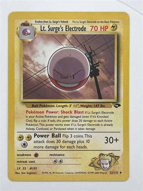 Lt Surge s Electrode 52 132 Pokémon Gym Challenge Kaufen auf Ricardo