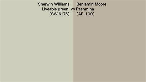 Sherwin Williams Liveable Green Sw Vs Benjamin Moore Pashmina